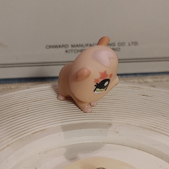 LPS Pink hamster  #1341 - Picture 2 of 5